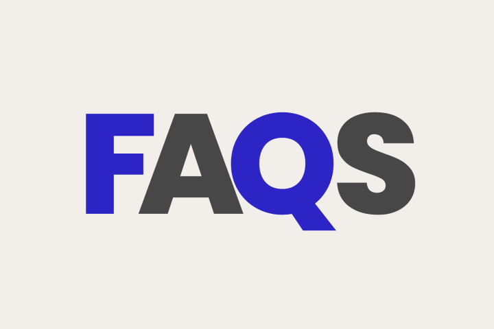 FAQs logo with blue and purple text on a light background for Accelerate Educational Ministries.